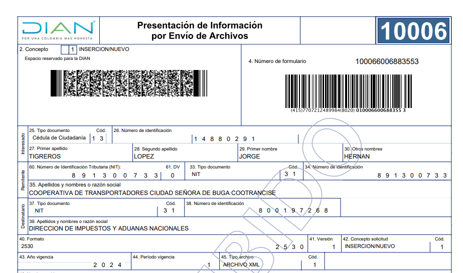 FORMATO 2531